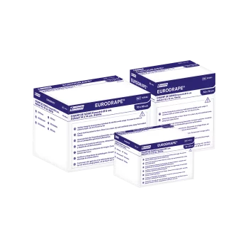 Euromedis Eurodrape teli adesivi fenestrati per cure sterili (scatola da 50)