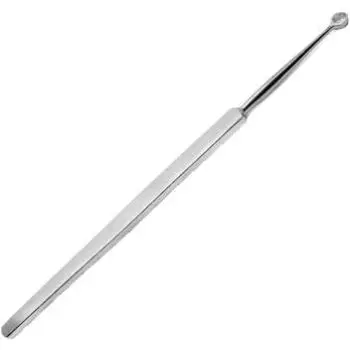 Curette dermatologiche fenestrate in acciaio inox Devaset - 16 cm