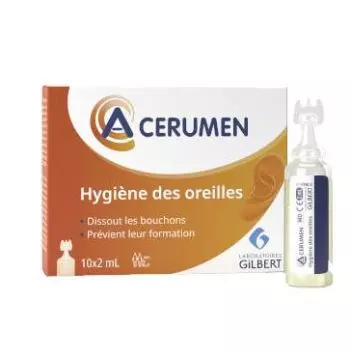 Soluzioni auricolari Laboratoires Gilbert A-Cerumen coloré