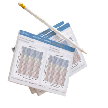 Quaderno per audiogrammi - 100 pagine