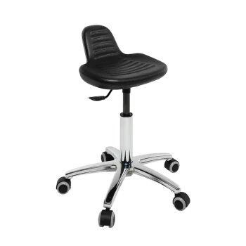 Sgabello medico Ecopostrual S4608 con base in alluminio e seduta bassa