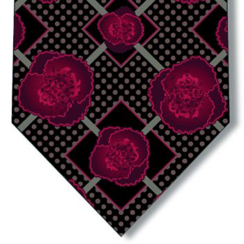 Cravatte in seta; Gonorrea, grigio W40920