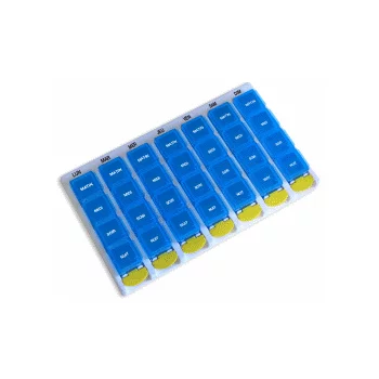 Portapillole settimanale con 4 scomparti Hestec 