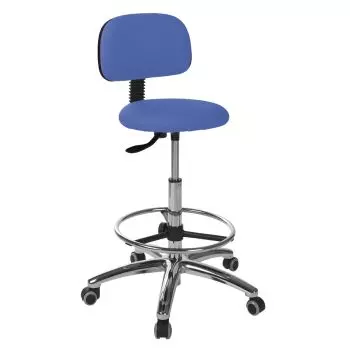 Sgabello rotondo base alluminio Ecopostural S5609