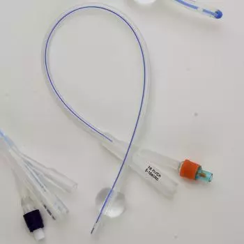 Sonde urinarie di Foley diritte CH 18 silicone scatola di 10 