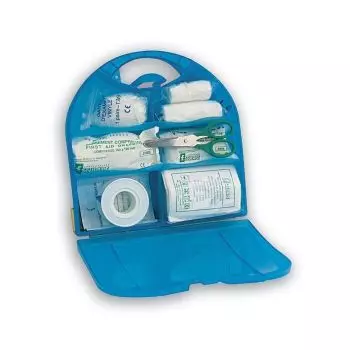 Kit di pronto soccorso in polypro ASEP PRIMA cassetto di 4 persone Esculape