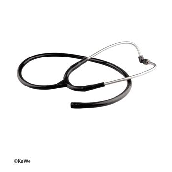 Tubo e tubo auricolare con cuscinetti  per lo Stetoscopio Prestige Standard Colore Nero Kawe
