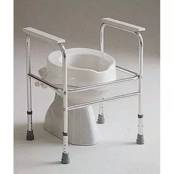 Sedia per bagno intero in alluminio anodizzato Adeo Invacare  