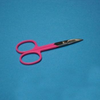 Forbici a unghie neonato, 9 cm, rosa, curvi - Holtex