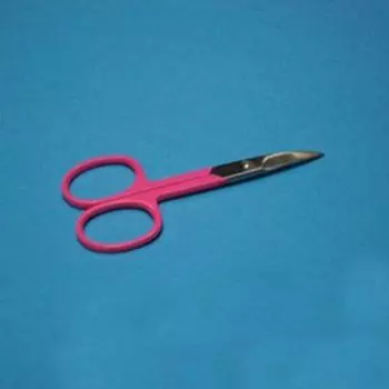 Forbici a unghie neonato, 9 cm, rosa, curvi - Holtex