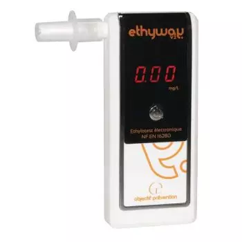 Etilometro elettronico Ethyway V2 0,49 mg/l Certificato NF