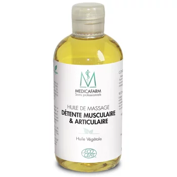 Olio da massaggio BIO per chinesiterapia calore dolce 250mL Medicafarm