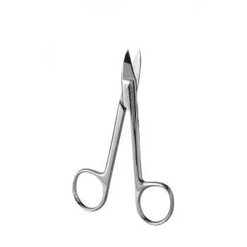 Forbici lisci a corone, 11.5 cm, curvi - Holtex