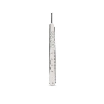 Manico di bisturi  Swann Morton N°3 acciaio inossidabile graduato 12 cm
