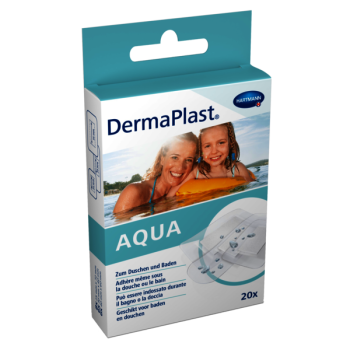 Cerotto ipoallergenico pretagliato Hartmann DermaPlast Aqua - Scatola da 20 unità