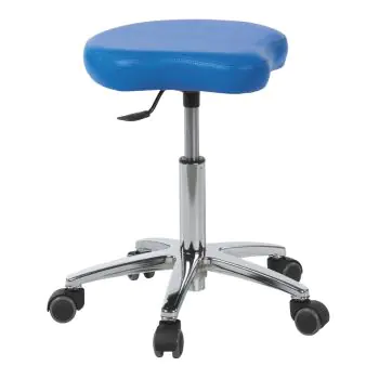 Sgabello con base cromata Ecopostural S4640