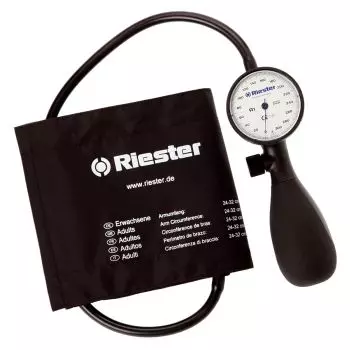Misuratore di pressione con peretta a mano Riester R1 anti-urti 3 bracciali