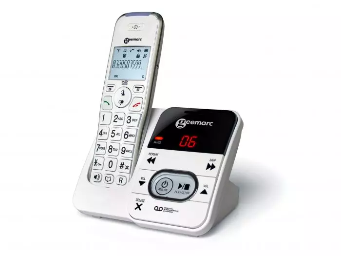 Telefono amplificato senza fili a tasti grandi con segreteria Geemarc AMPLIDECT295