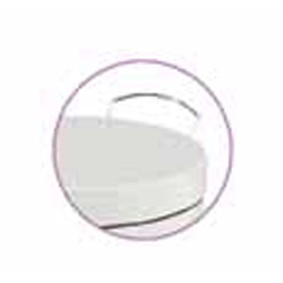 Pattumiera a pedale con ruote 100 L Bianco - B24 Store