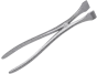 Stendi gesso in acciaio inox Hening Devaset - 28 x 5 cm