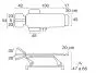 Lettino idraulico per osteopatia Ecopostural C3745M24