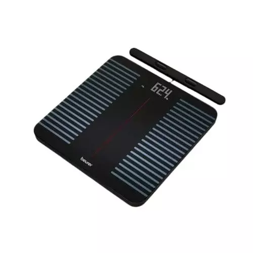 Impedenziometro collegato con 8 elettrodi e manico telescopico Beurer BF 990 WiFi