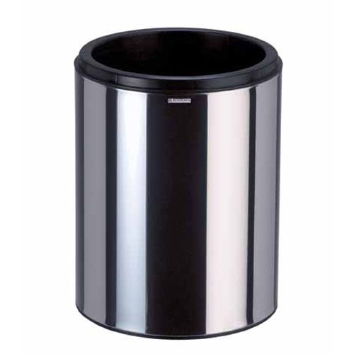 Cestino Bagno COSMIC Essentials Nero Opaco 5L – Acciaio E Plastica, Design Moderno, Resistente