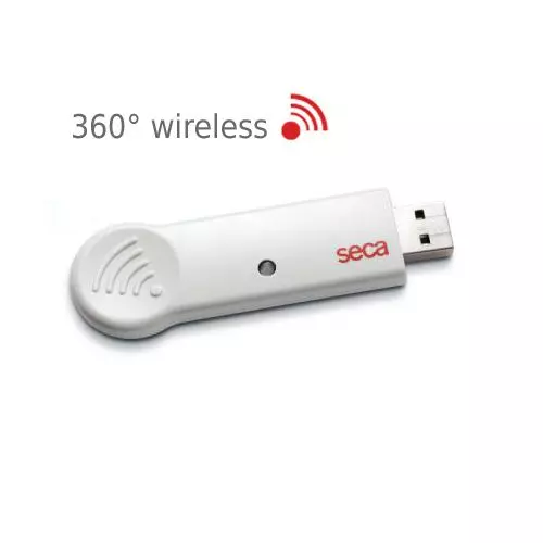Adattatore USB Seca 360° Wireless per la ricezione dei dati su PC