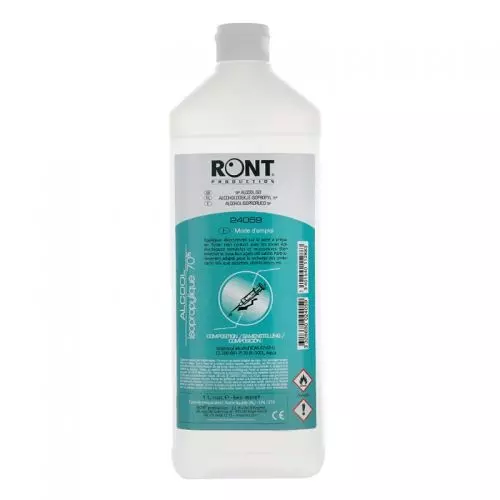 Alcool isopropilico 70° Ront - Flacone da 1 L