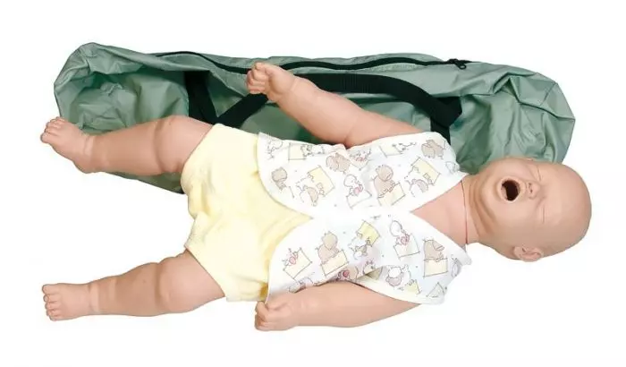 Manichino di neonato per l'addestramento al soffocamento R10141 Erler Zimmer