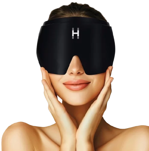 Bendaggio compressivo in gel caldo/freddo - Maschera per il viso