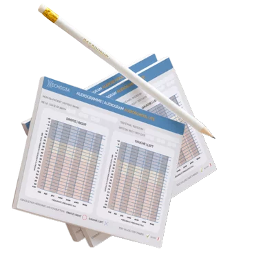 Quaderno per audiogrammi - 100 pagine