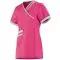 Casacca medica da donna LILEE 8TCC00PC Rosa fushia/Bianco