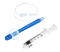 Cannula rettale per adulti a contrasto singolo da 16 mm - con siringa e palloncino (confezione da 10)