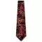 Cravatta  in seta Anthrax: Nero / Rosso - 3B