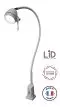 Lampada da visita a LED Lid Hepta Gyn con regolatore di intensità