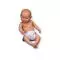 Modello di bebé asiatico maschile per cure pediatriche W17002