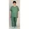 Pigiama Profil Tunic verde non sterile LCH confezione da 5 completi 