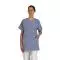 Tunica medica donna Traxa blu bordino bianco Mulliez