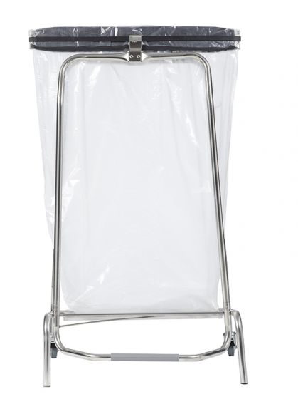 Contenitori 330L Per Rifiuti - 100 Sacchetti Pattumiera In Rotoli (5x20) - Supporto Per Sacco Rifiuti, Plastica Resistente - 2