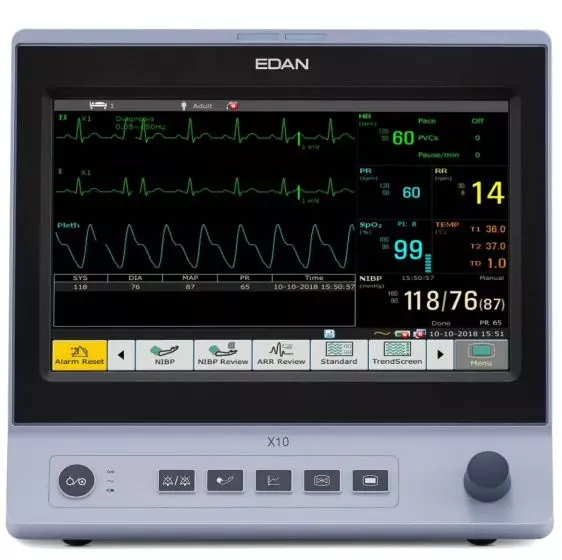 Monitor paziente multiparametrico serie Edan X