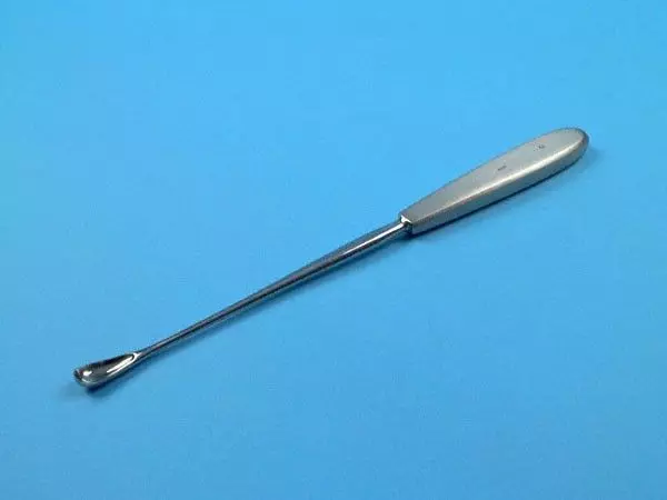 Curette uterina Gourdet, 25 cm x 10 mm - Holtex