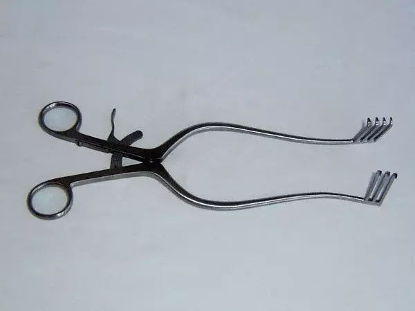 Divaricatore Adson, 27 cm, 3 x 4 artigli - Holtex