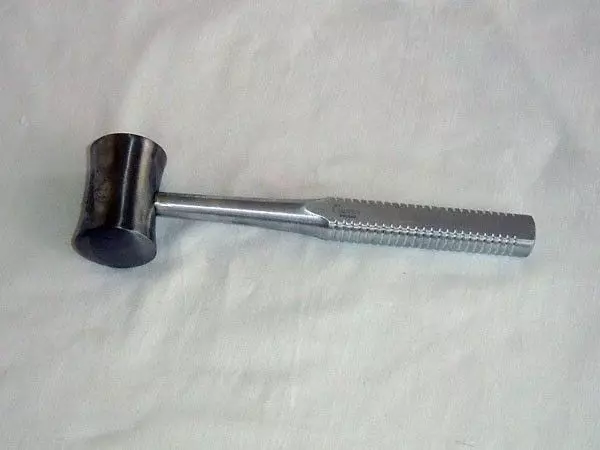 Mallet di Bergmann, 2 teste, 510 g, 23 cm, inox - Holtex