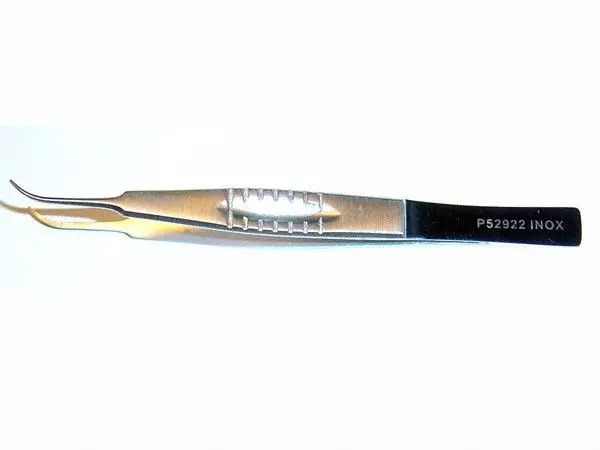 Pinza a Mono-filamento di Troutman, curva, 10 cm - Holtex