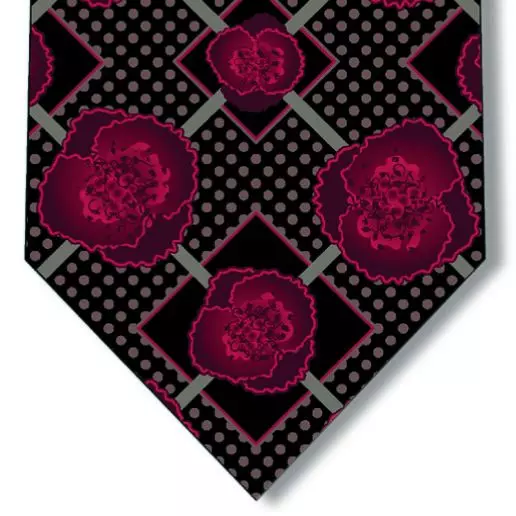 Cravatte in seta; Gonorrea, grigio W40920