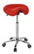 Sgabello Derby con base cromata Ecopostural S4670