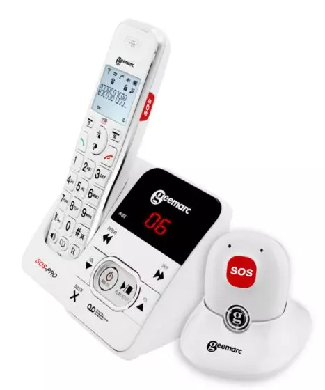 Telefono amplificato digitale cordless Geemarc AMPLIDECT 295 SOS PRO