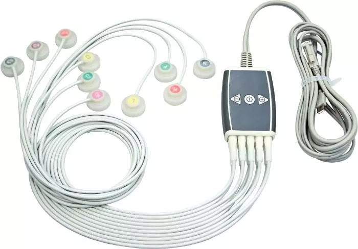 Pratico sistema di elettrodi di aspirazione VAQ per l'ECG a riposo