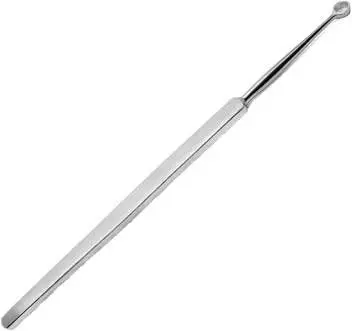 Curette dermatologiche fenestrate in acciaio inox Devaset - 16 cm